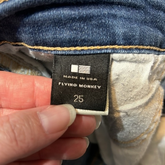Flying Monkey Platinum jeans in a size 25 - Picture 6 of 8